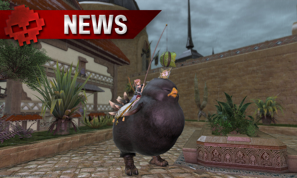 FF 14 fat chocobo noir